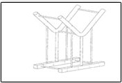 v-shape-geometric-log-holder V-shape geometric log holder